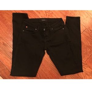 Hudson black denim boot cut jeans